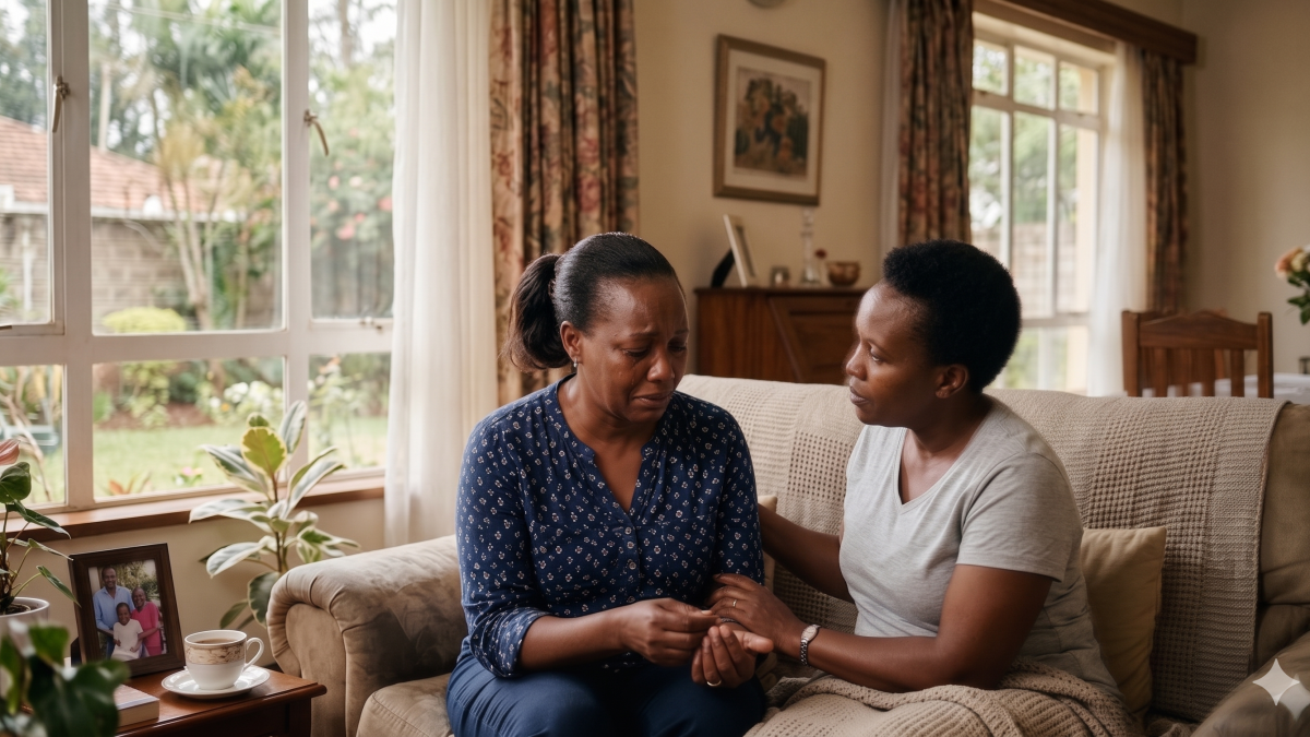 How to support a grieving friend without saying the wrong thing. PHOTO/Gemini