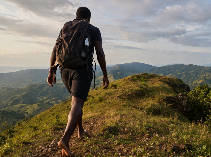 The unlikely appeal of barefoot hiking