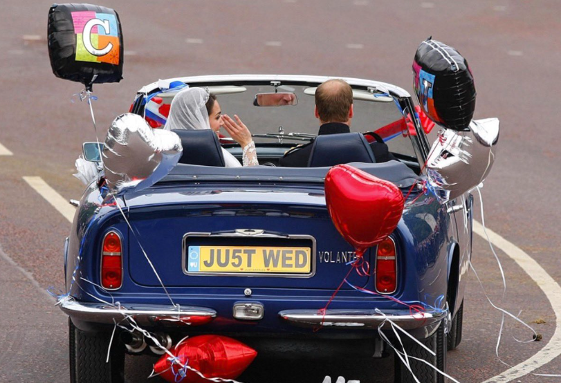 Prince William and Catherine during their wedding ceremony. PHOTO/Screengrab by K24 Digital