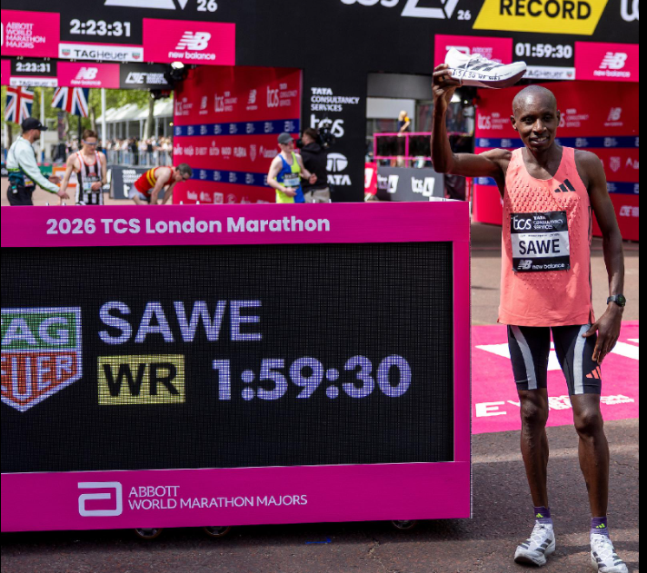 Sabastian Sawe breaks silence after world record-breaking race in London Marathon