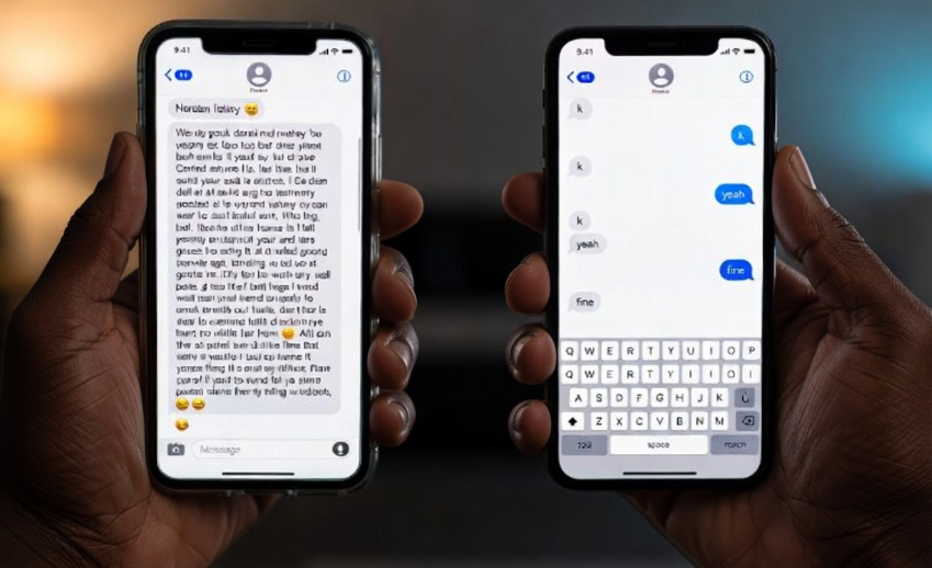 The silent damage of short replies in close relationships