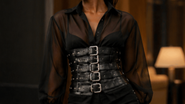 Creative ways belts are being turned into fashion tops