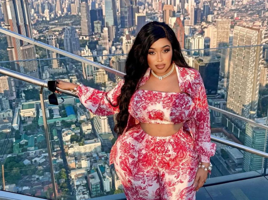 Vera Sidika’s wig soaked during Songkran Festival in Thailand