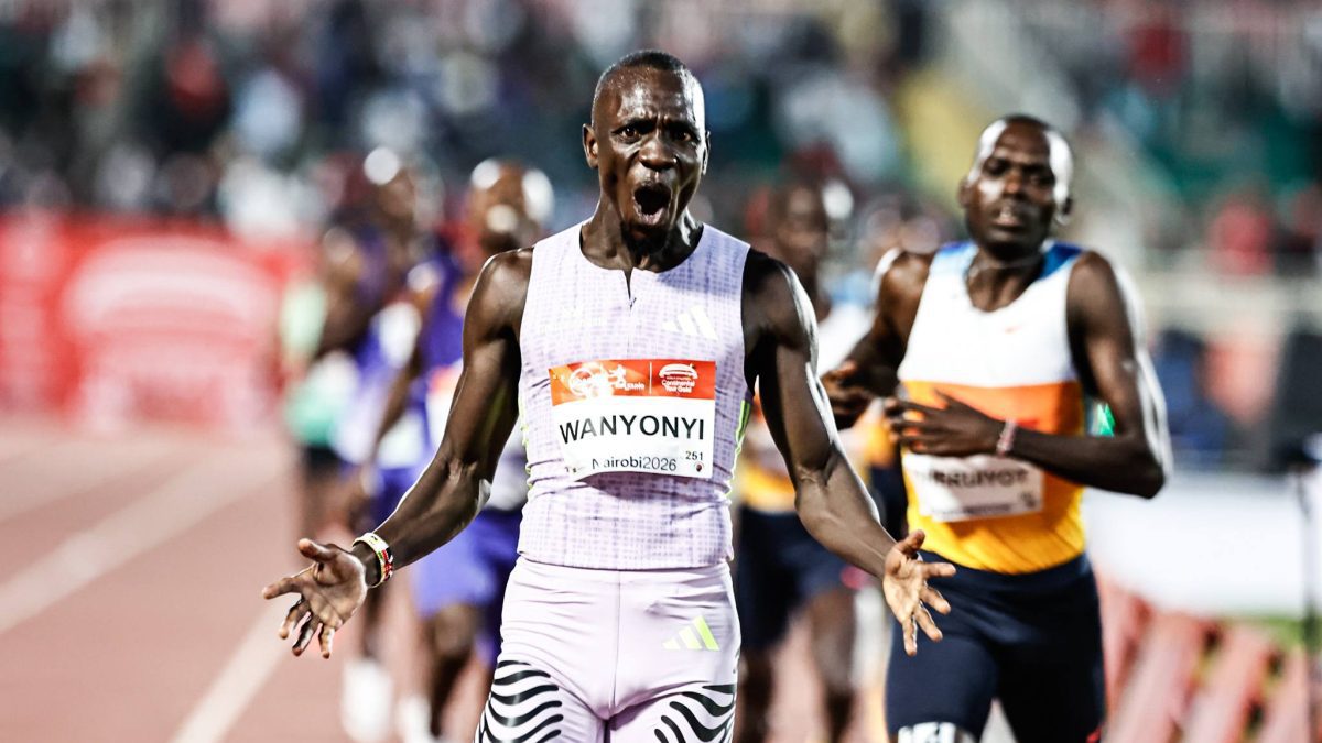 Emmanuel Wanyonyi marks dream 1500m debut with victory at Kip Keino Classic
