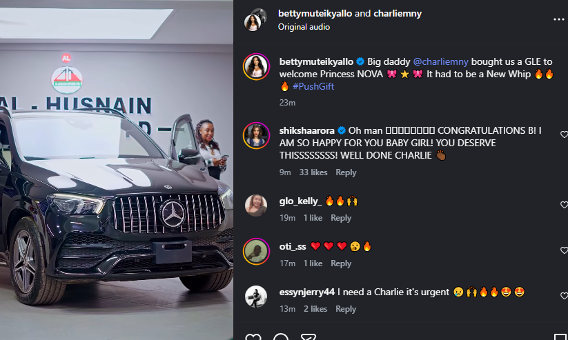 A post shared by Betty Kyallo on her Instagram. PHOTO/Screengrab by K24 Digital