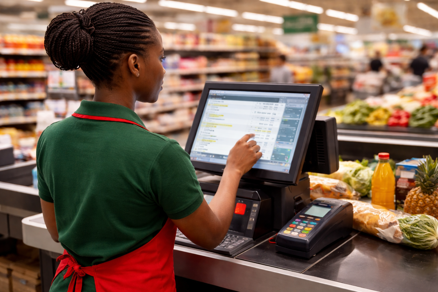 How a supermarket POS works in a nutshell