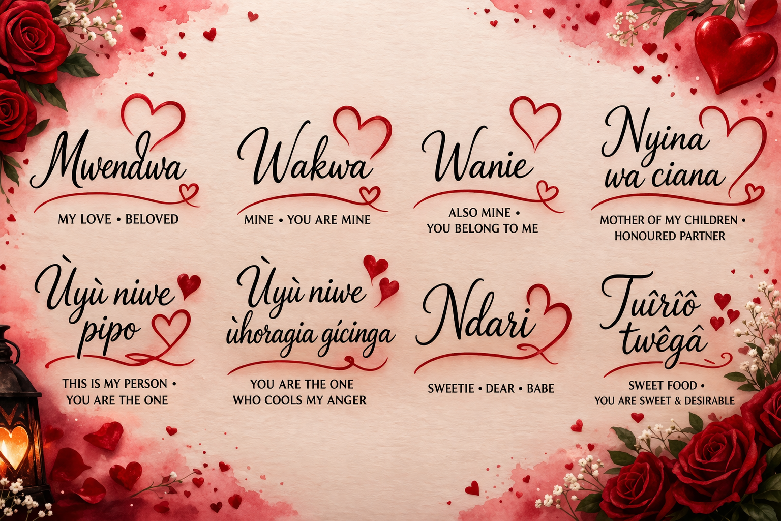 ‘Mwendwa’, ‘Wakwa’ and other sweet love names Kikuyu men love using