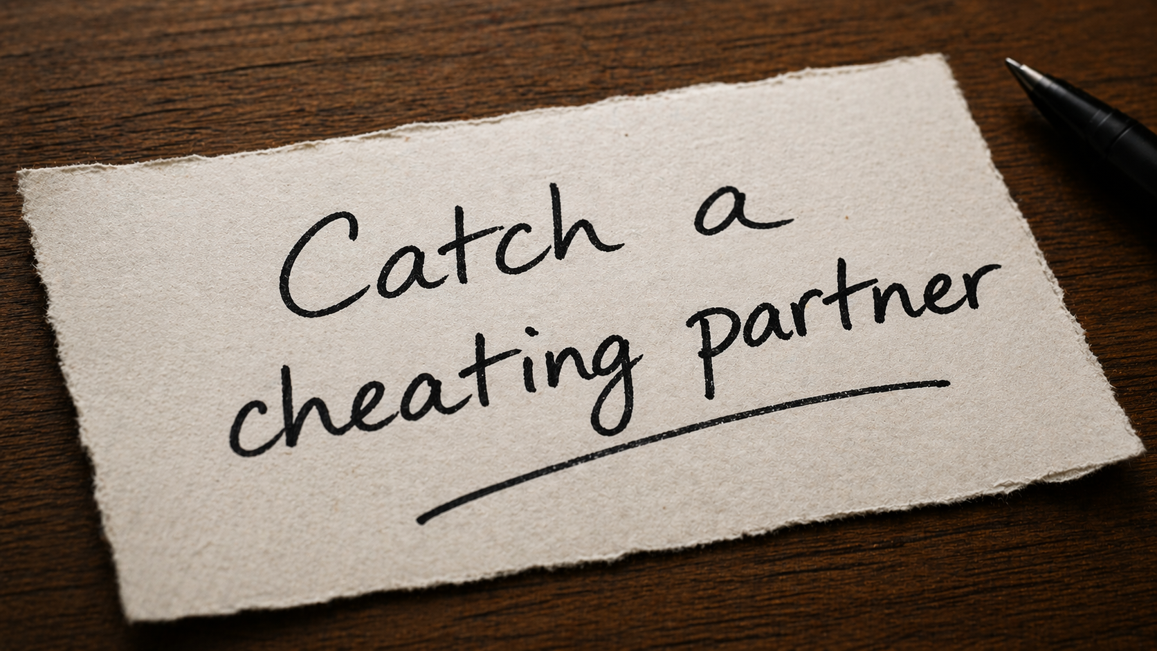 Catch a cheating partner in 3 simple ways