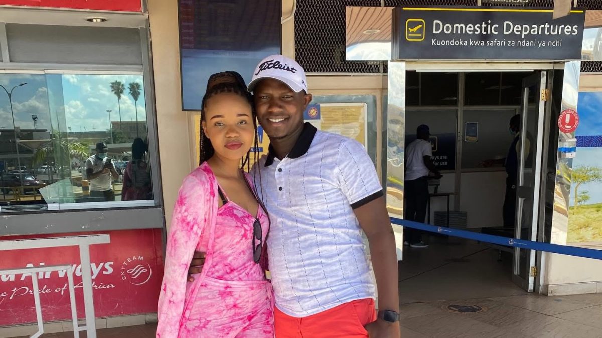 MC Jimmie Kajim and his wife. PHOTO/https://www.facebook.com/McJimmieKajim