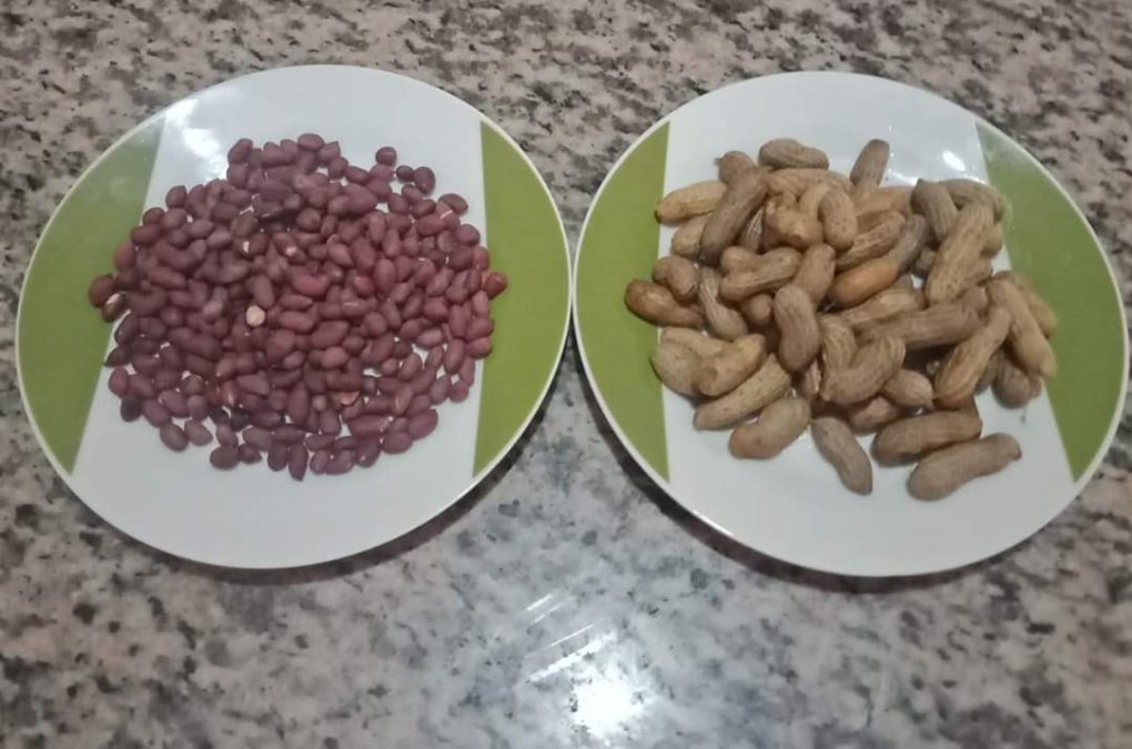 2 plates of peanuts, one Karanga and the other one chemsha. PHOTO/@DaviesKinanga/X