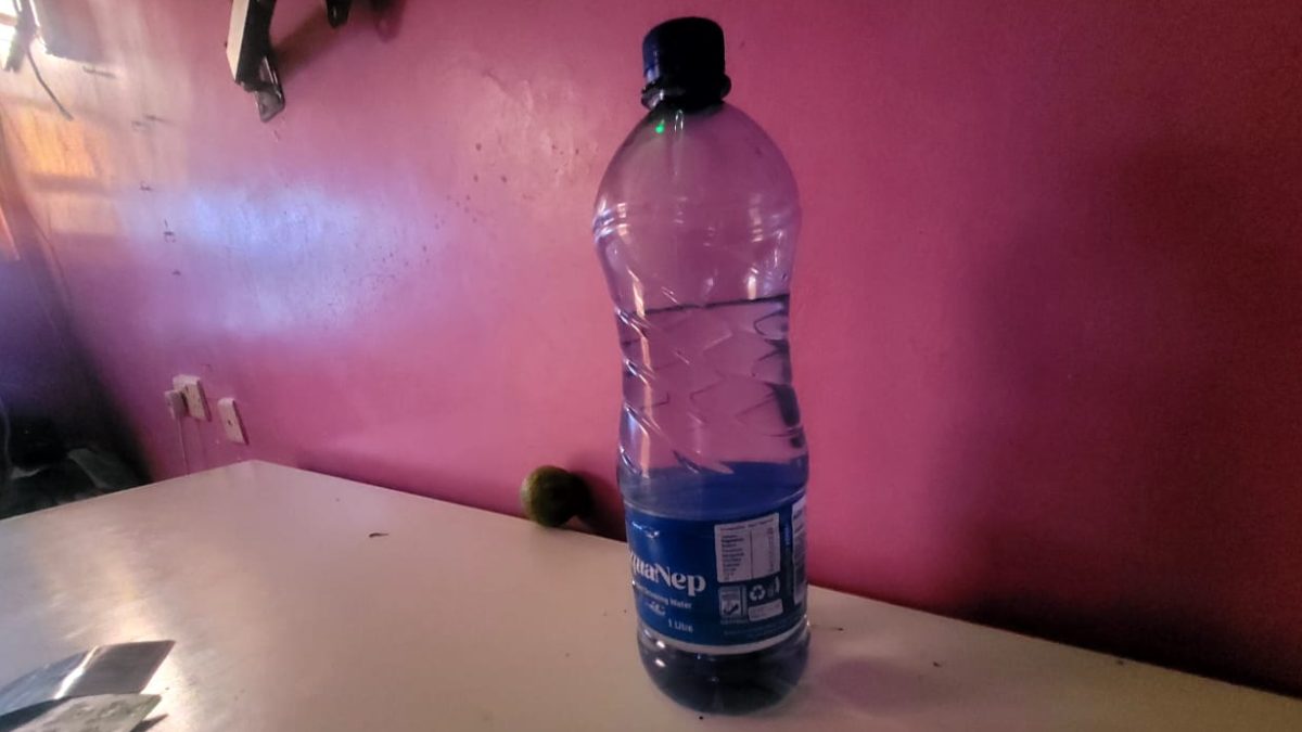 Water inside a bottle. PHOTO/David Nthua
