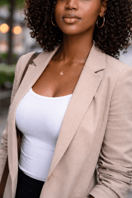 A well-dressed woman. PHOTO/Photo generated by AI