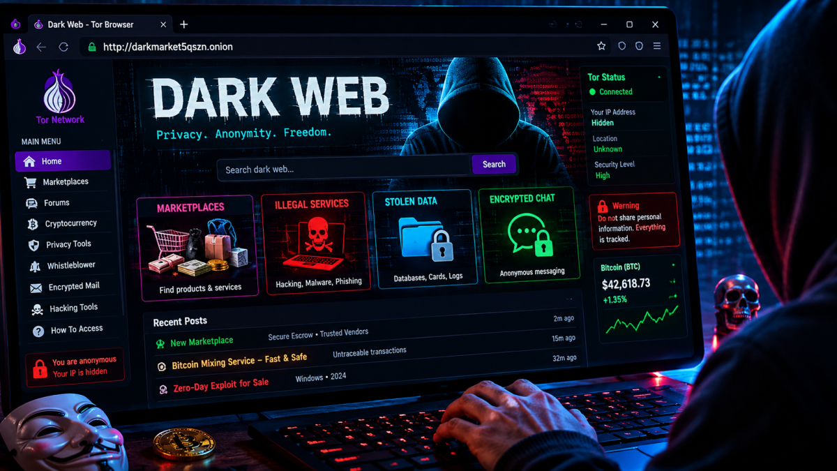 Understanding difference between deep web and dark web