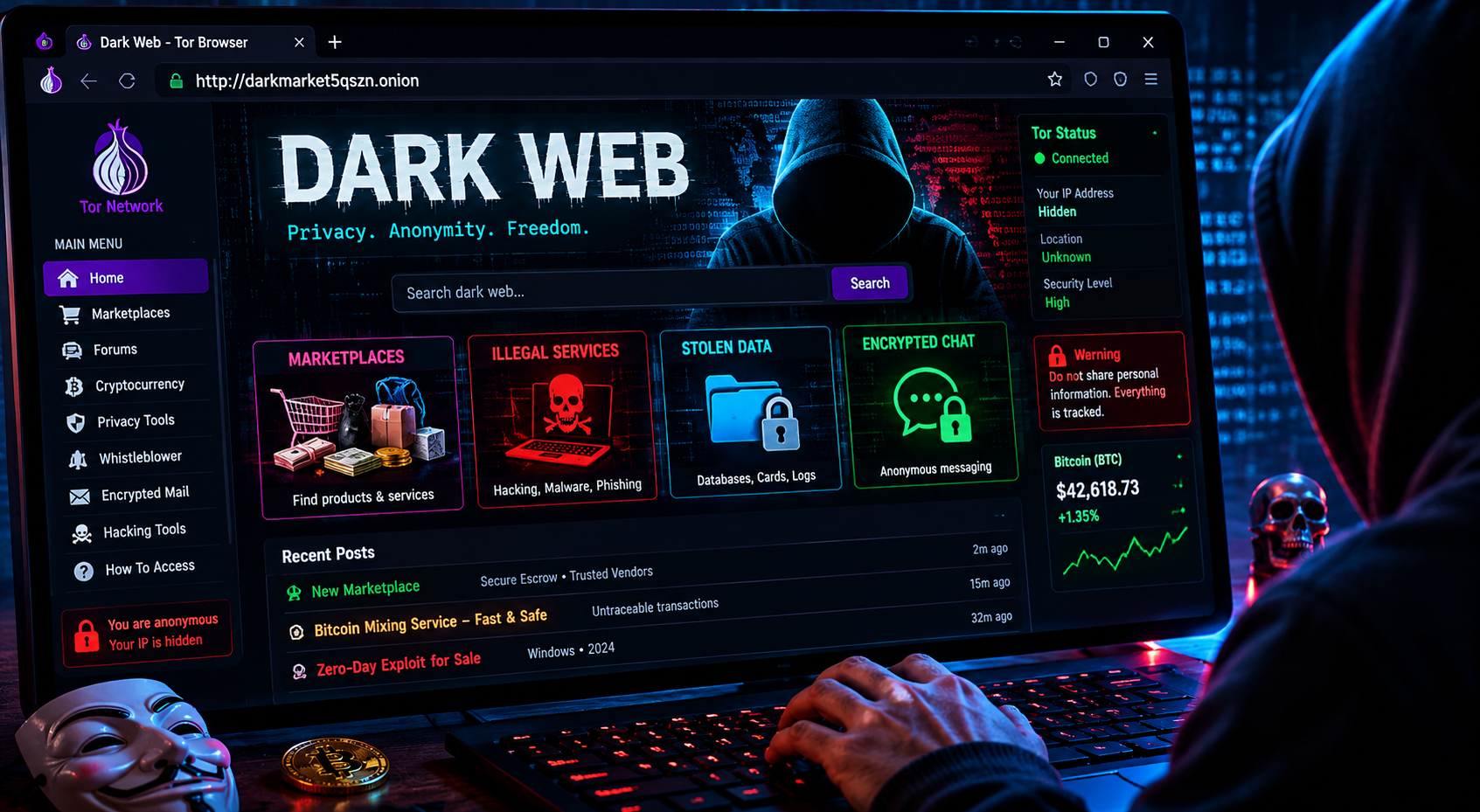Understanding difference between deep web and dark web