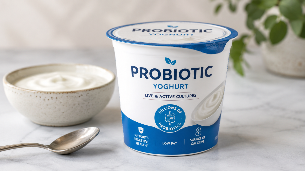A creamy cup of probiotic yoghurt. PHOTO/Photo generated by AI