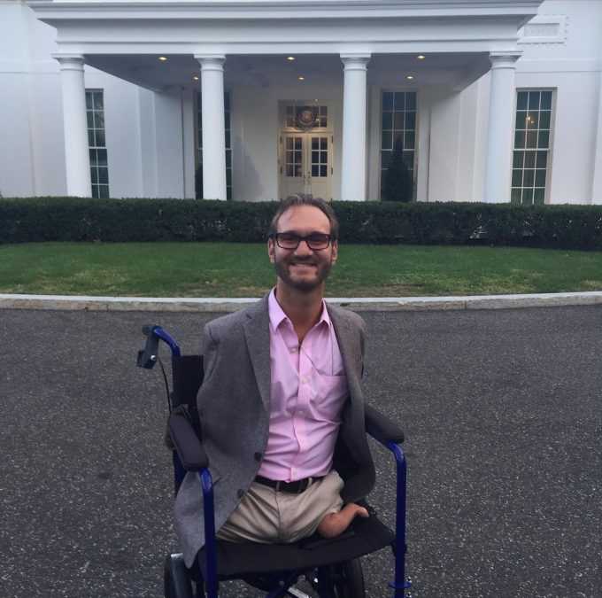 Australian motivational speaker and evangelist Nick Vujicic