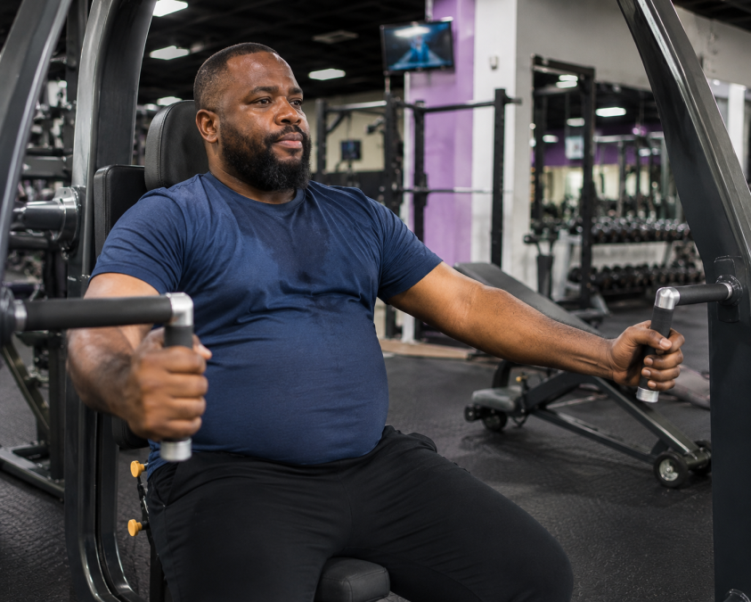 A man in the Gym exercising. PHOTO/Gemini