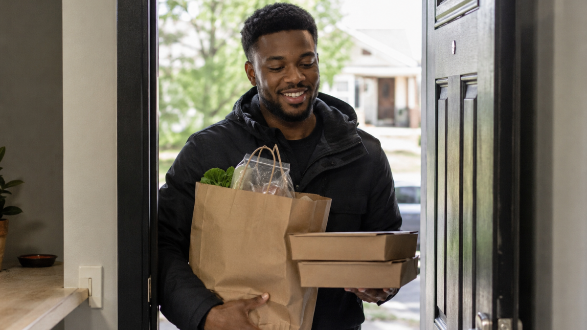 A man is spending money on food deliveries. PHOTO/Gemini