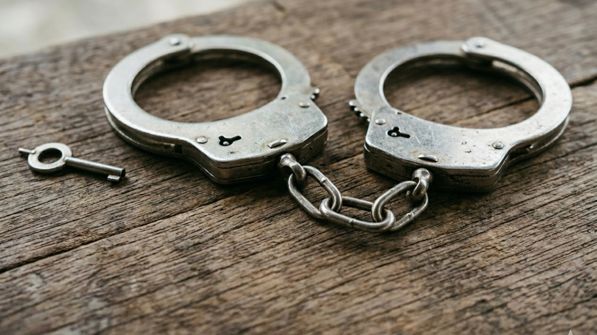 Cuffs. PHOTO/AI