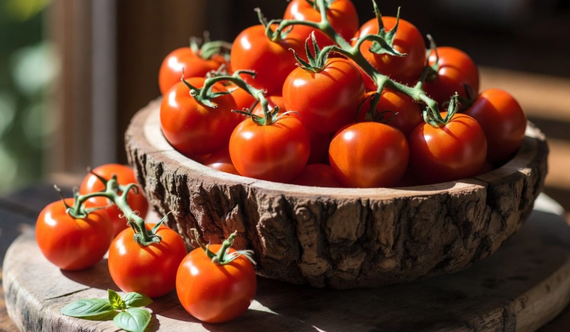 A bowl of ripe tomatoes. PHOTO/AI