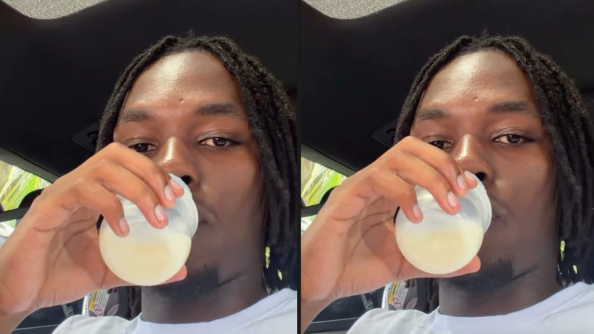‘It tastes good’ – Charlie Jones says after trying breast milk