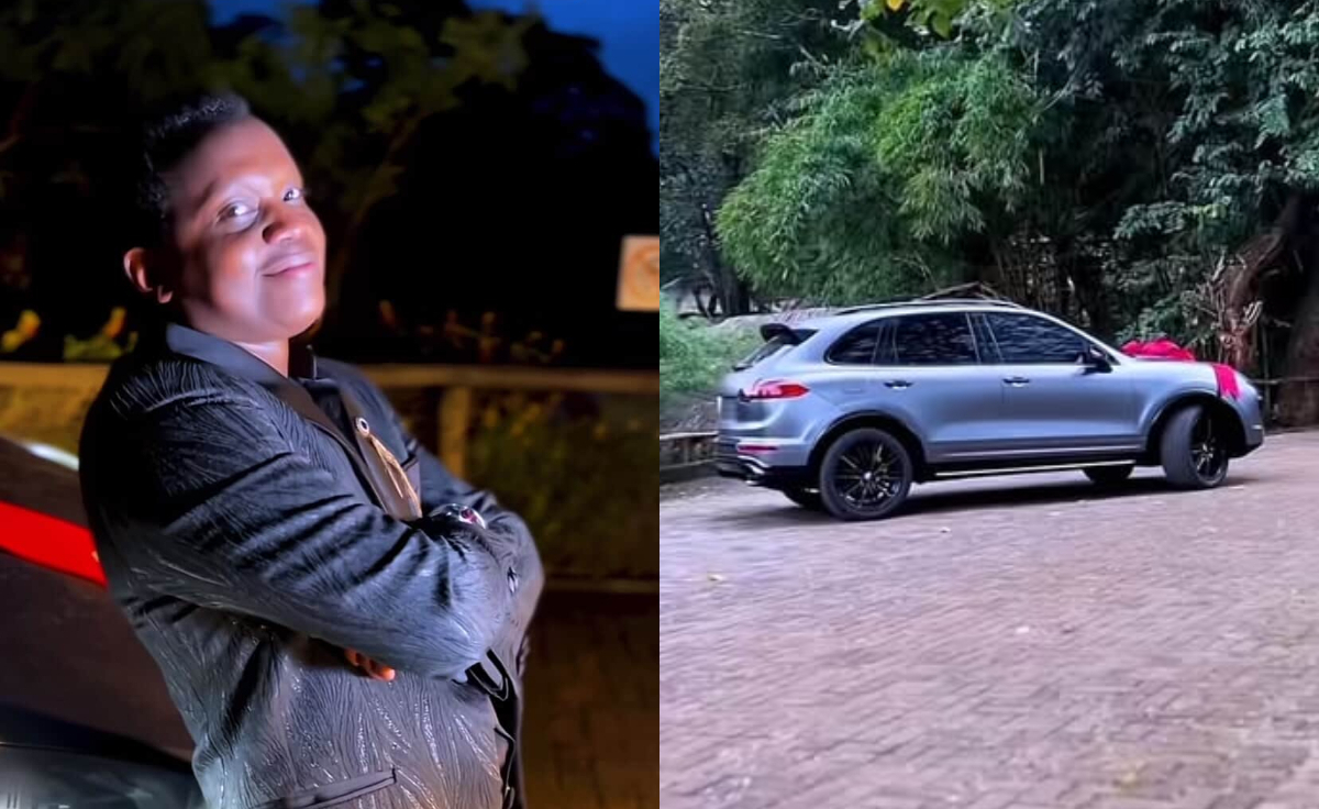 Sparky Kenya flaunts new Porsche Cayenne after saying he would burn his Honda Fit