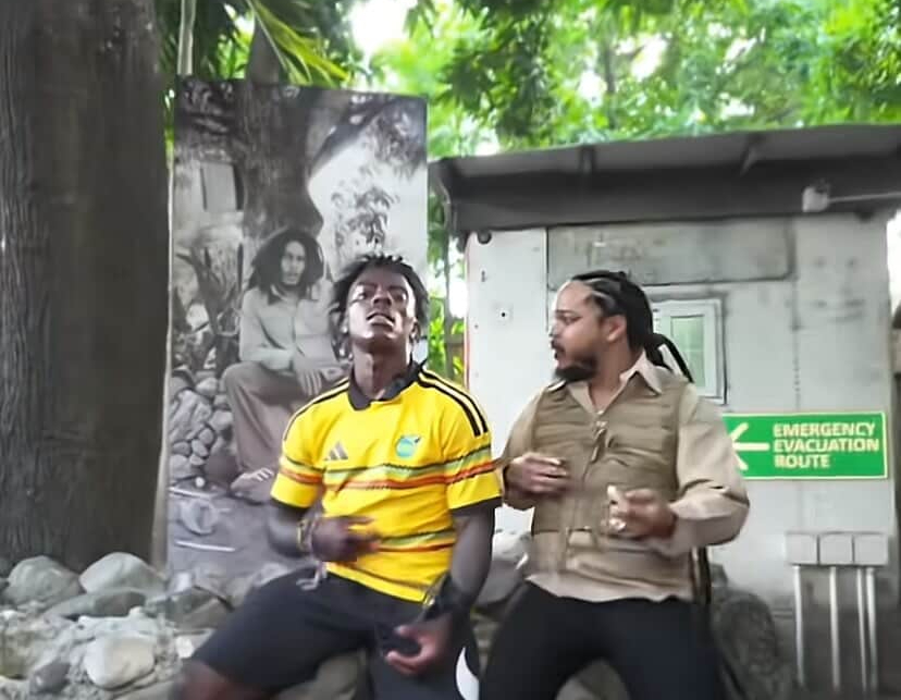IShowSpeed at Bob Marley's house. PHOTO/Screengrab by K24 Digital of YouTube video by @ishowspeed.