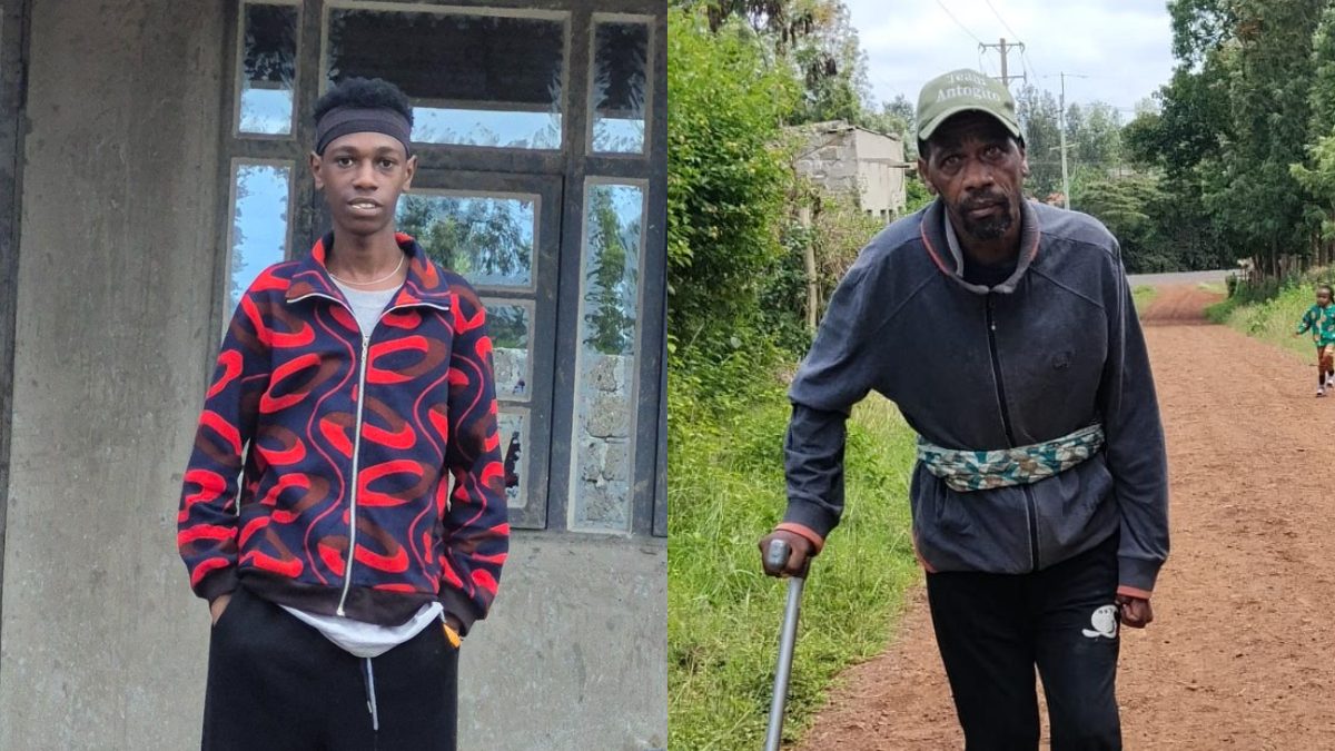 Kaluma Boy and his father. PHOTOS/https://www.facebook.com/profile.php?id=61581859767084