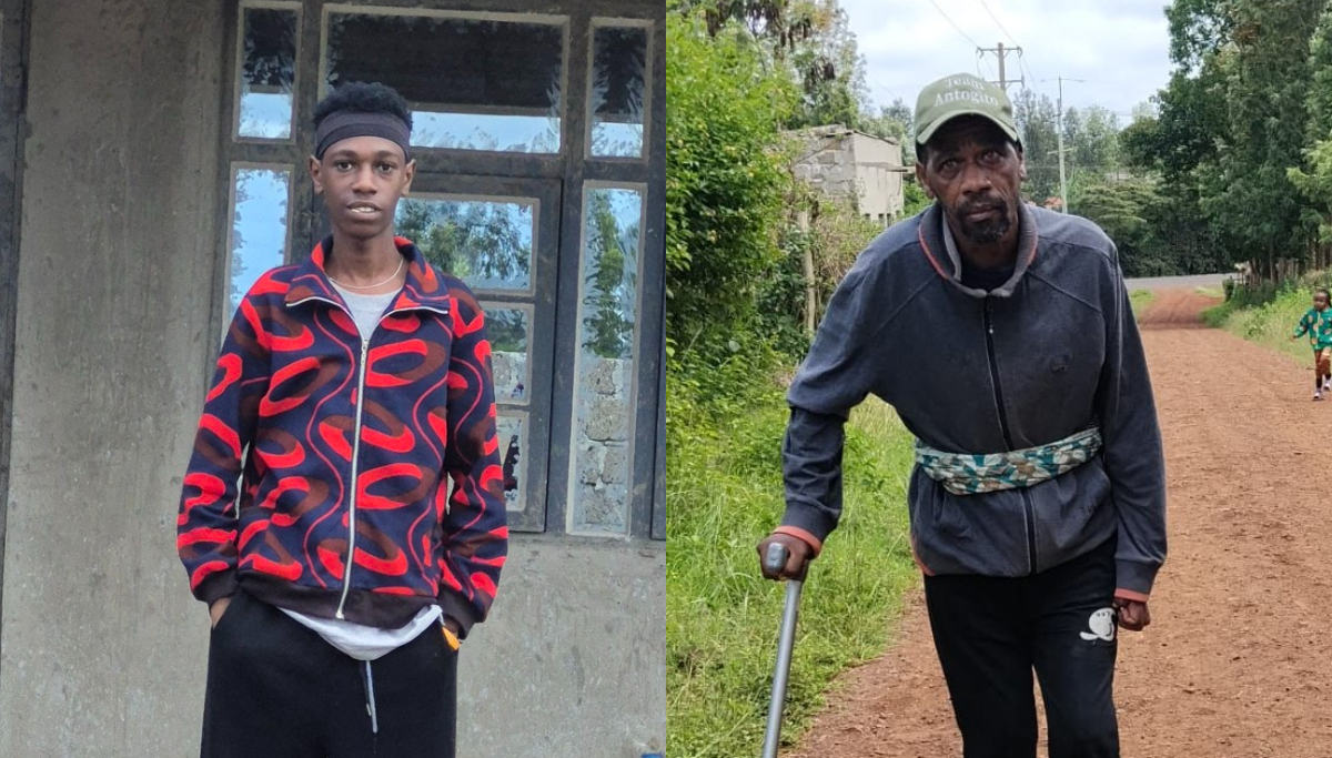 Kaluma Boy emotional as father who spent months in ICU walks again