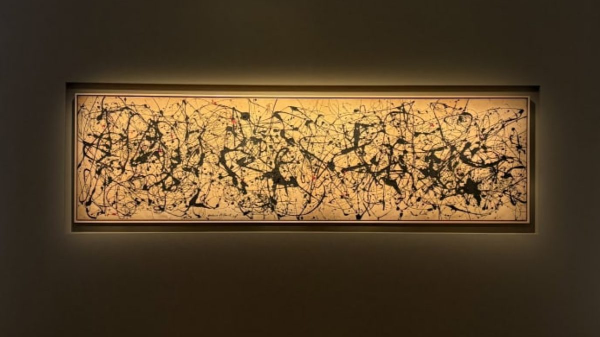 Jackson Pollock painting sells at an auction in New York. PHOTO/@yesknow/X