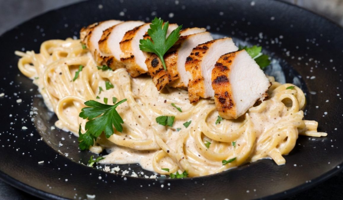 A plate of pasta. PHOTO/Grok