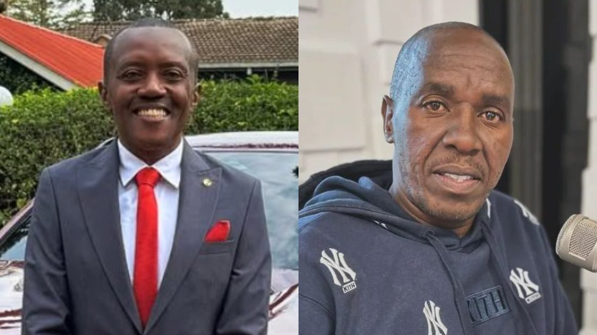 A collage of Maina Kageni and the late Diblo. PHOTOS/https://www.facebook.com/mainakageni