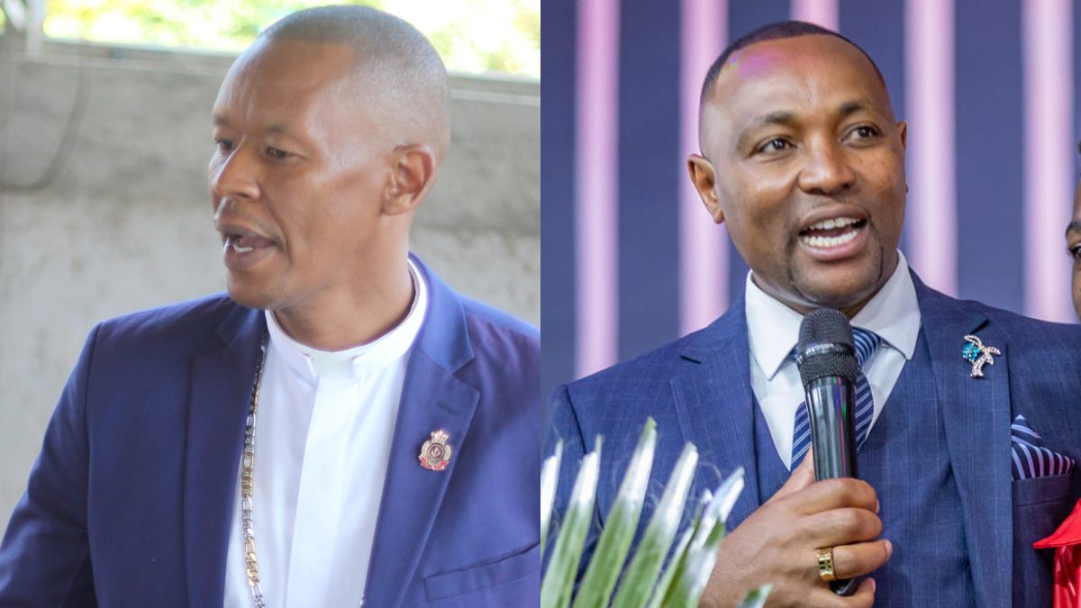 Reverend Muriithi and Bishop Ben Kiengei. PHOTOS/https://www.facebook.com/MinyonyoMaster
