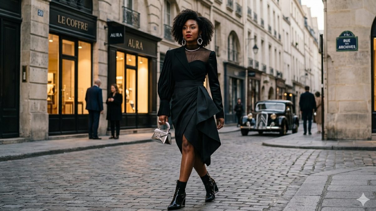 Fashion tips for wearing black without looking boring