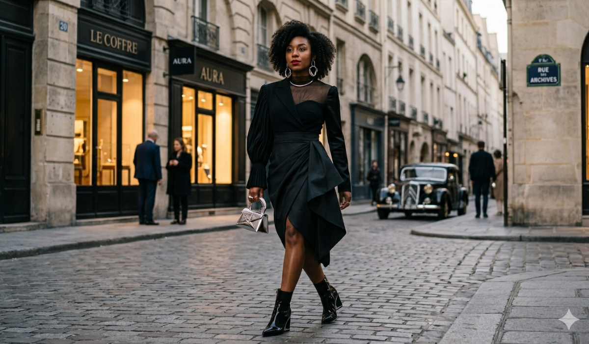 Fashion tips for wearing black without looking boring