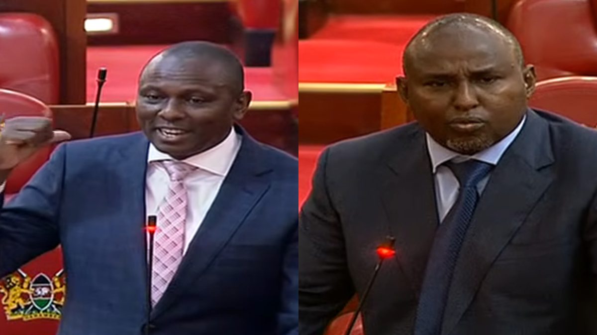 A collage of Kikuyu MP Kimani Ichung’wah and Suna East MP Junet Mohammed. PHOTO/ Parliament of Kenya
