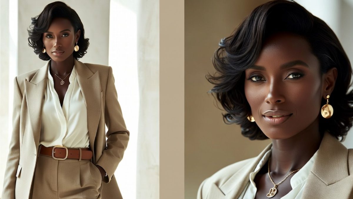 A collage of a stylish African woman. PHOTO/Grok