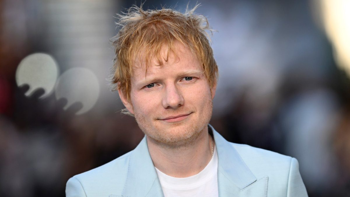 Singer Ed Sheeran. PHOTO/@BlockTopickz/X