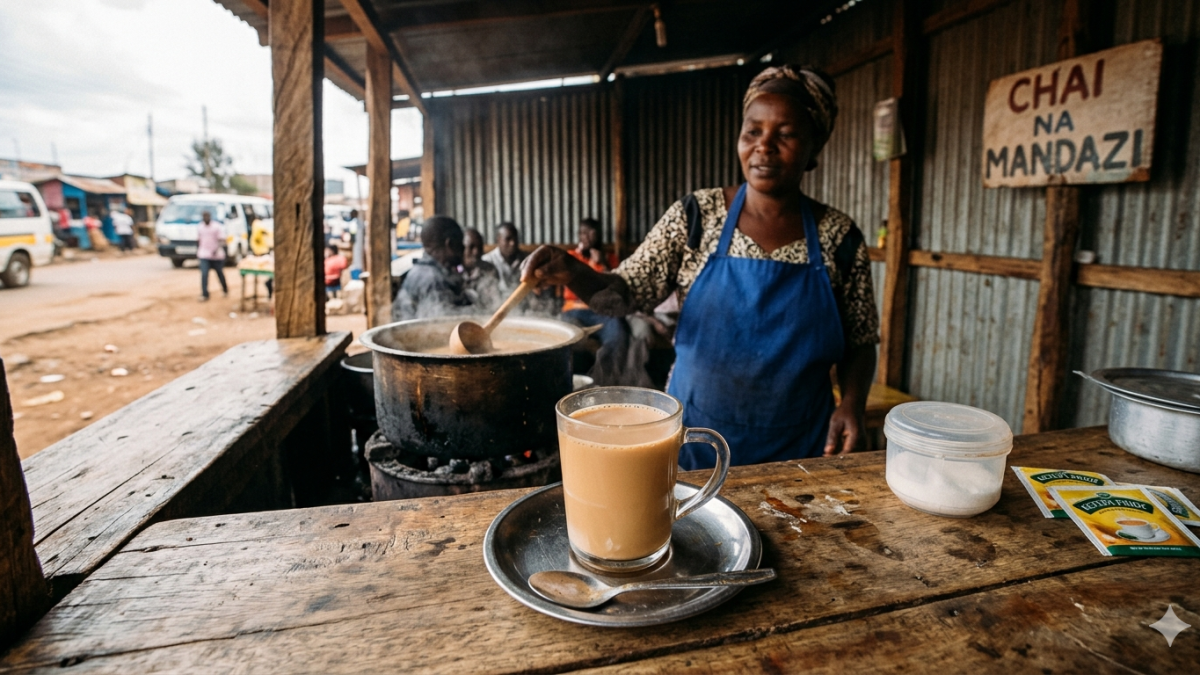 Why does most kibanda tea taste better than homemade tea?