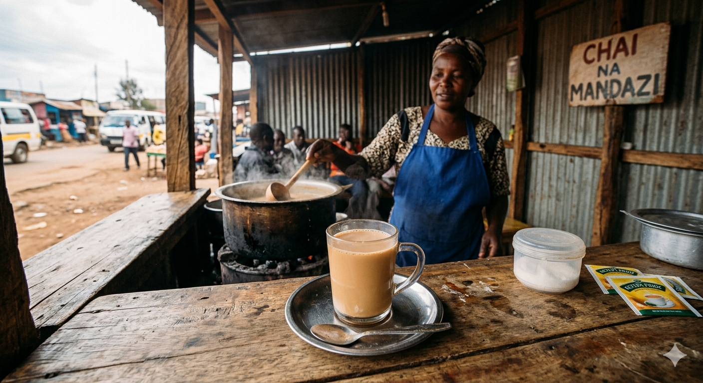 Why does most kibanda tea taste better than homemade tea?