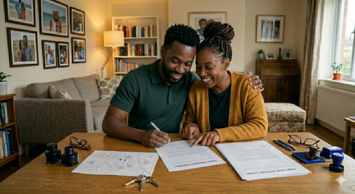 Couple signing a document, image used for illustration purposes. PHOTO/Gemini