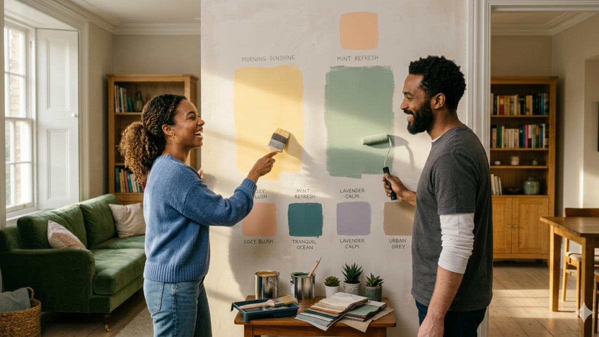 How wall paint colour shape the feel of your home