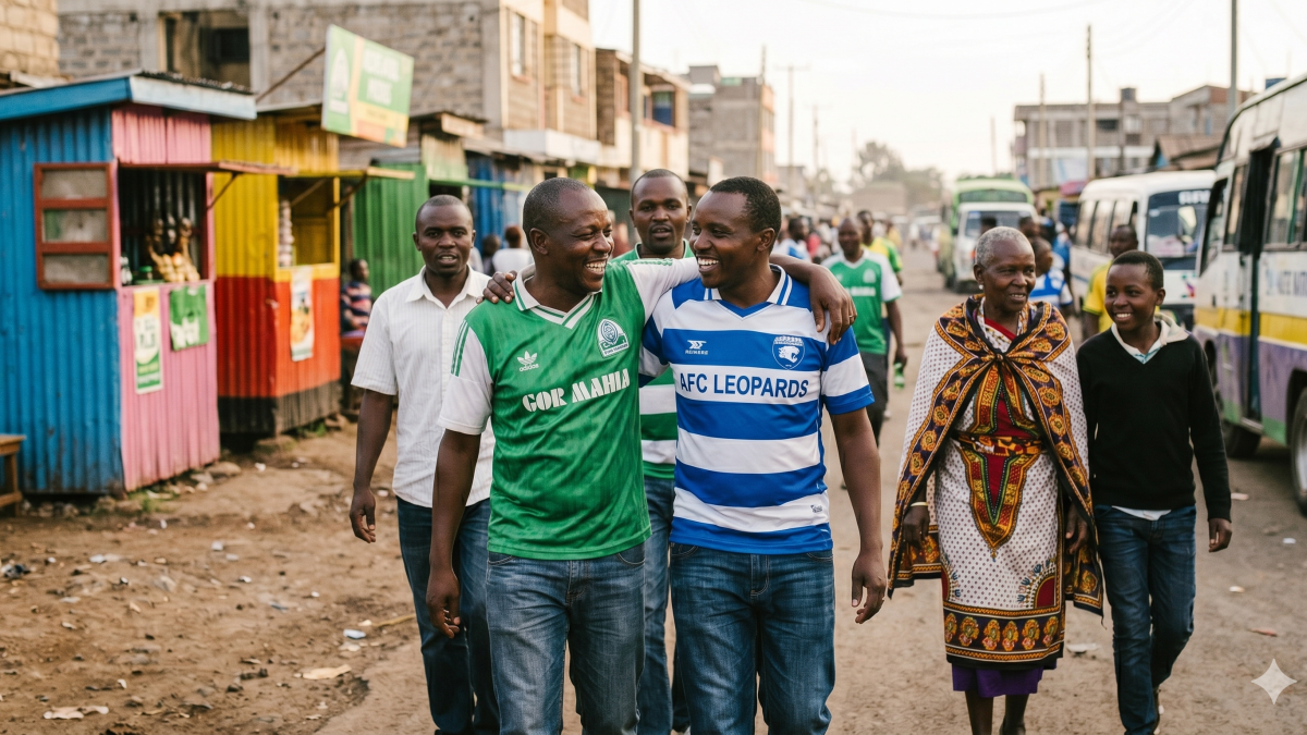 Football fans supporting a football team. PHOTO/Gemini