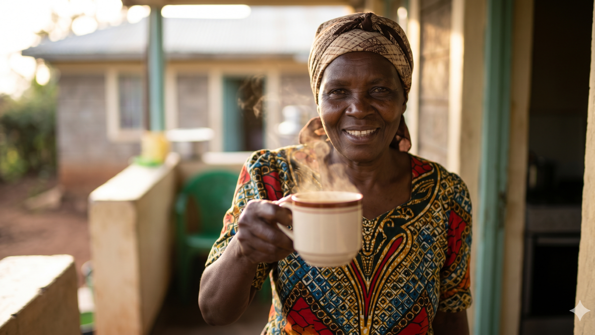 A welcoming elder offers steaming chai, symbolising the immediate cultural ritual of greeting a guest. PHOTO/Gemini