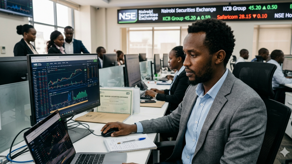 A man investing in the stock exchange. PHOTO/Gemini