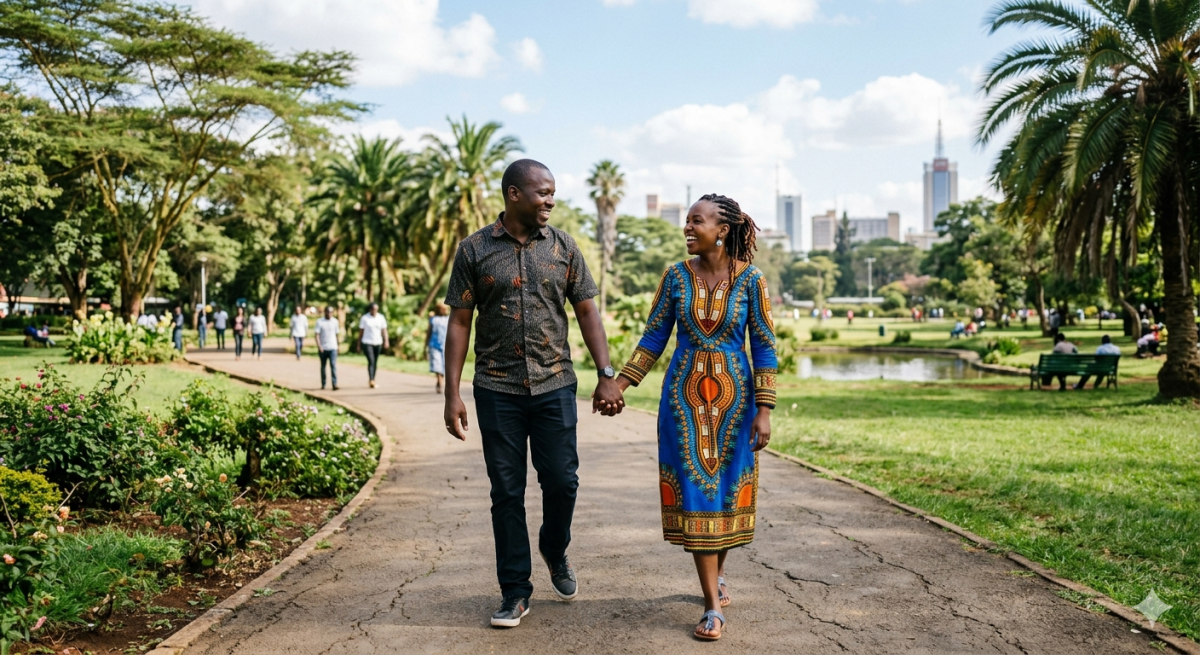 Couples walking in the park. PHOTO/Gemini