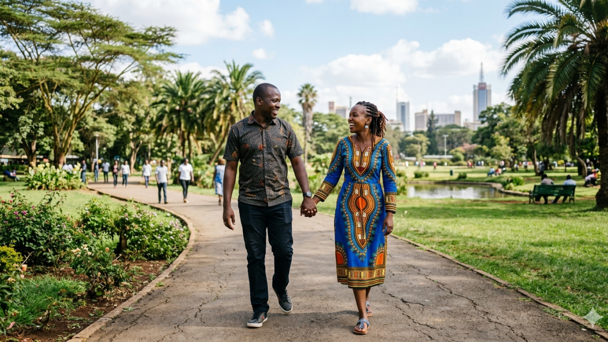 Couples walking in the park. PHOTO/Gemini