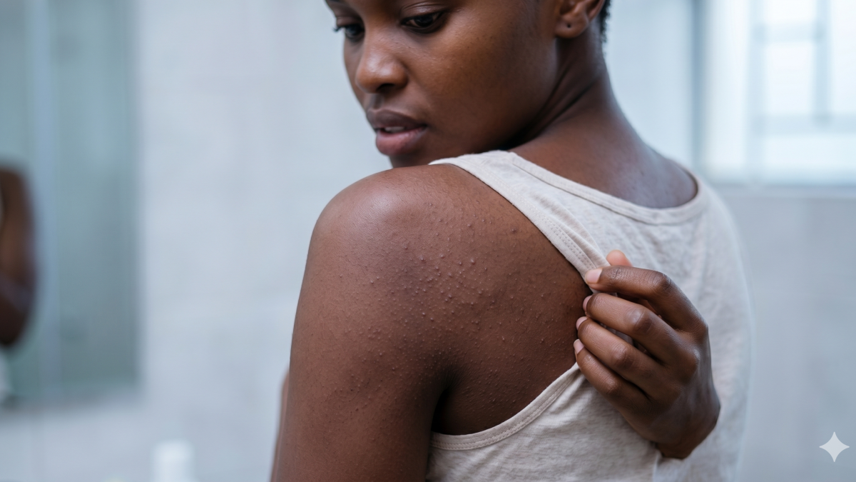 How rainwater affects the skin
