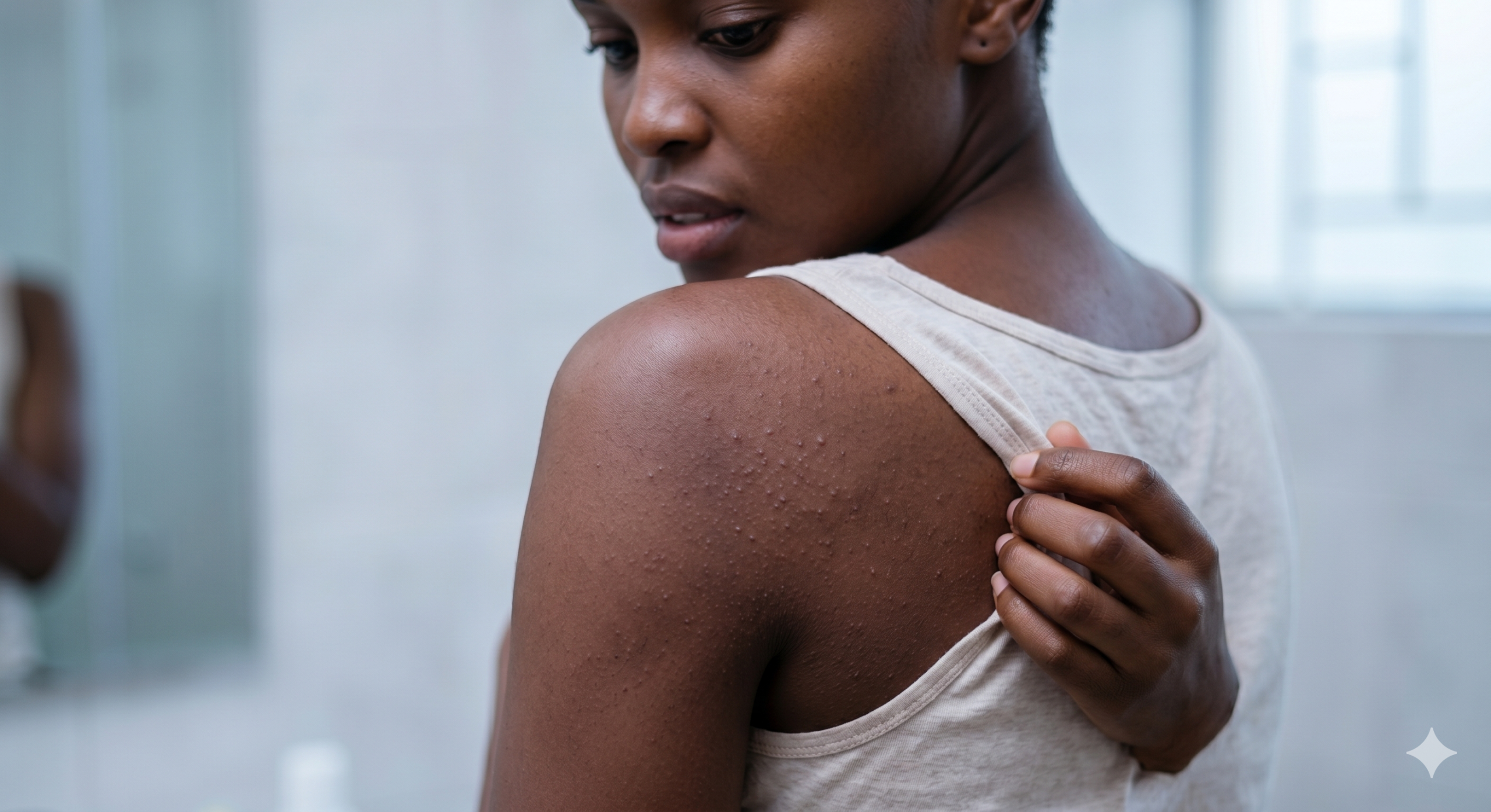 How rainwater affects the skin
