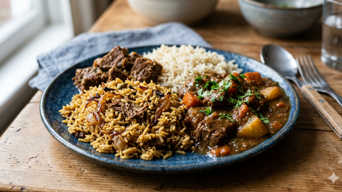 leftover pilau and beef. PHOTO/Gemini